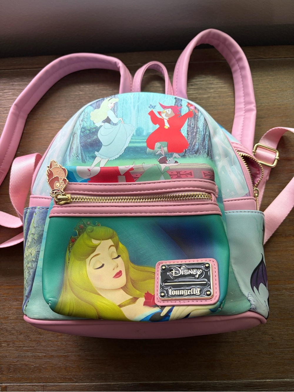 Disney sleeping beauty aurora maleficent Loungefly backpack